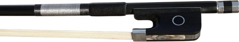 ARCRAW Carbon Fiber Cello Bow 4/4 Full Size Natural Horsehair for Teacher Student Professional Carbon Bow (Ebony Frog) - Image 5